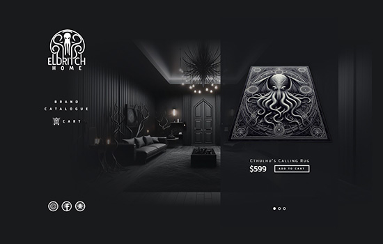 Website front page