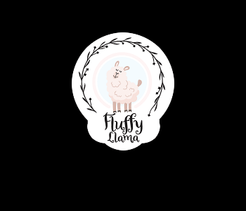 Logo for a daycare, the llama was provided by the client.
